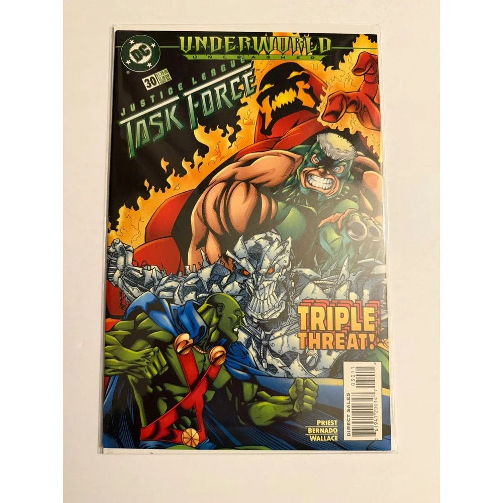 DC‎ Comics Justice League Task Force 30 Underworld Unleashed Triple Threat 1995